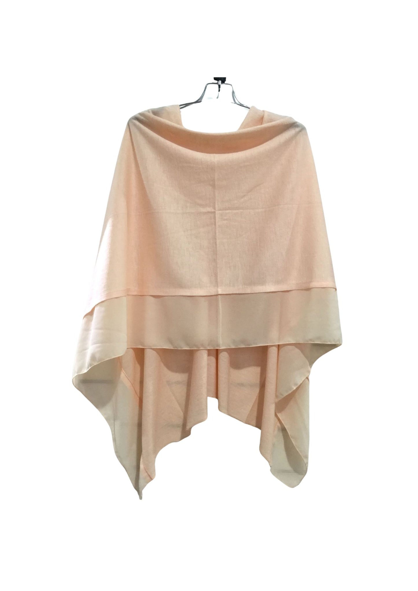 Peach Chiffon Edged Wrap